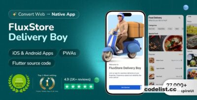 FluxStore Delivery Boy - Flutter App for Woocommerce v6.2.0