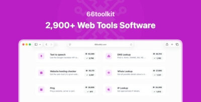 66toolkit v49.0.0 Nulled – Ultimate Web Tools System (SAAS) PHP Script
