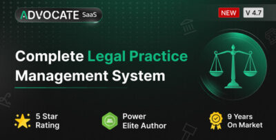 Advocate SaaS v4.7 Nulled – Legal Practice Management PHP Script
