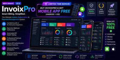 InvoixPro v2.3 – Invoice and Payment System Script