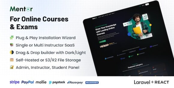 Mentor LMS v5.3.0 – Learning Management System PHP Script