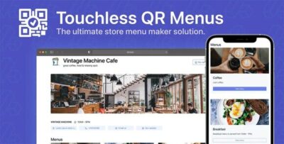 66qrmenu v54.0.0 Nulled – Touchless QR Code Menus PHP Script