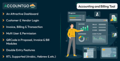 AccountGo SaaS v8.2 Nulled – Accounting and Billing Tool PHP Script