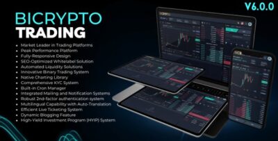 Bicrypto v6.3.0 Nulled – Crypto Exchange and Trading Script + All Addons