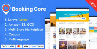 Booking Core v4.0.2 – Ultimate Booking System Nulled Script