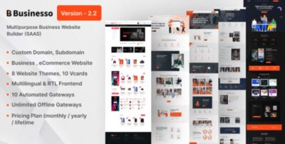 Businesso v6.0 Nulled – Business Website SAAS (Multitenancy) Script