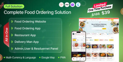 Foodigo v1.0 – Multi Restaurant and Online Food Ordering System Marketplace (Full Applications) Source