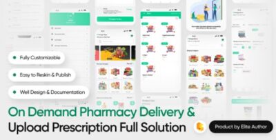 GoGreen v2.6 – Food, Grocery, Pharmacy Multi Store(Vendor) Android App with Interactive Admin Panel