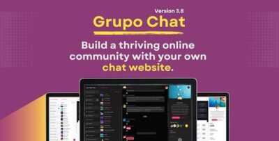 Grupo Chat v3.15 Nulled – Chat Room & Private Chat PHP Script