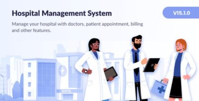 InfyHMS v15.1.0 – HMS – Smart Hospital Management & Appointment Scheduling System Script