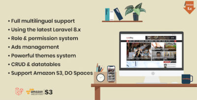 LaraMag v7.6.6 Nulled – Laravel News & Magazine Multilingual System Script