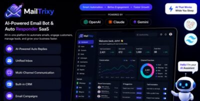 MailTrixy v1.1 – AI-Powered Email Bot & Auto Responder SaaS Script