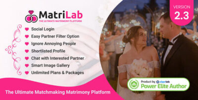 MatriLab v2.3 Nulled – Ultimate Matchmaking Matrimony Platform Script