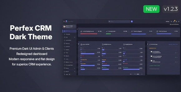 Perfex CRM Dark Theme v1.2.3