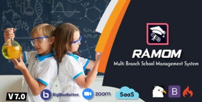 Ramom School v7.1 Nulled – Multi Branch School Management System Script