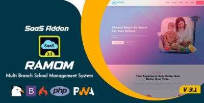 Ramom School Subscription (SaaS) v3.1.6 – Addon