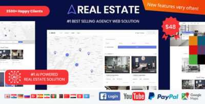 Real Estate Agency Portal v1.7.7 Nulled – PHP Script