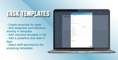 Task Templates for Perfex CRM v1.0.1 – Addon