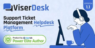 ViserDesk v1.1 Nulled – Support Ticket Management Helpdesk Platform Script